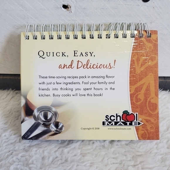 3 Mini Spiral Hardcover Recipe Cookbooks Casseroles Cookies Bars 5 Ingredients - Picture 8 of 16